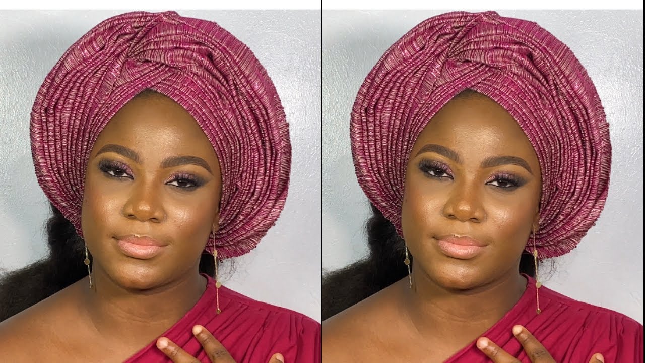How to tie Trending Gele like Pro; Beginners Friendly #goviral #gele #trendingvideo #trending