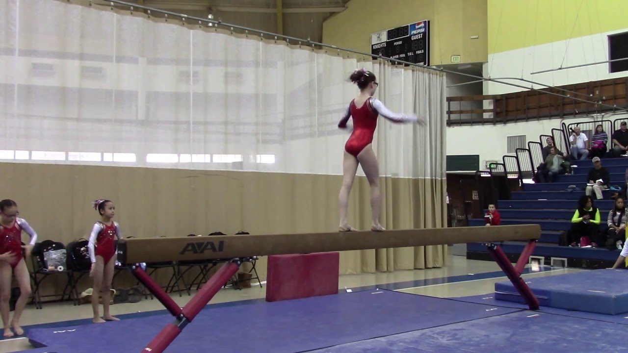 Level 6 Gymnastics - Beam 2: BCG Valentine Invitational - Session 3
