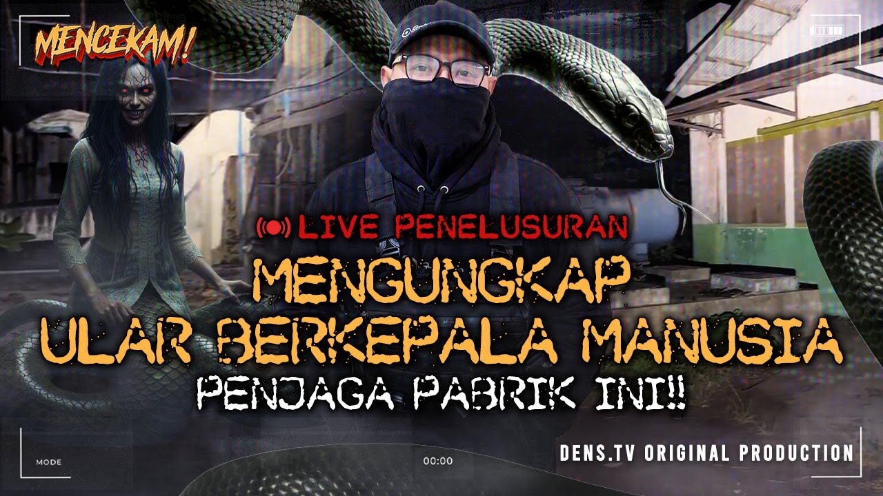 MENCEKAM! - LIVE PENELUSURAN PABRIK TERBENGKALAI SARAN SILUMAN ULAR DI BOGOR