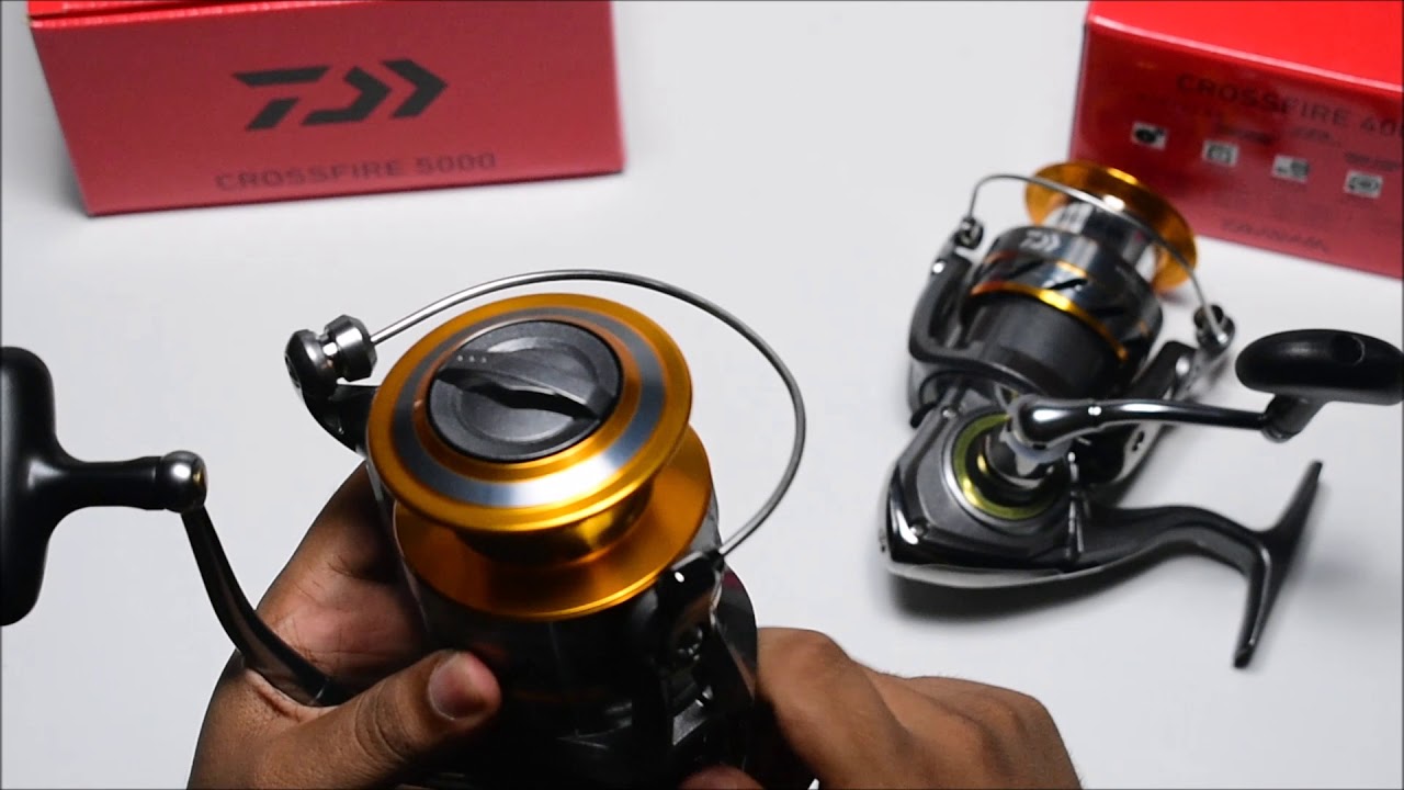 Daiwa Crossfire 4000 против 5000 | Распаковка | Серия Tough | ОБЗОР спиннинговой катушки | Рыболо...