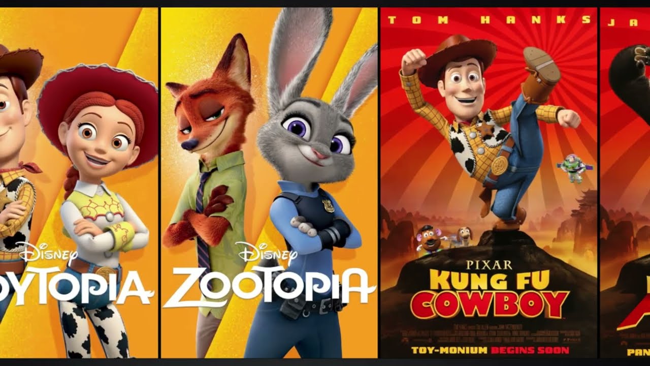 Toy Story Parody of Famous Animated MoviePosters