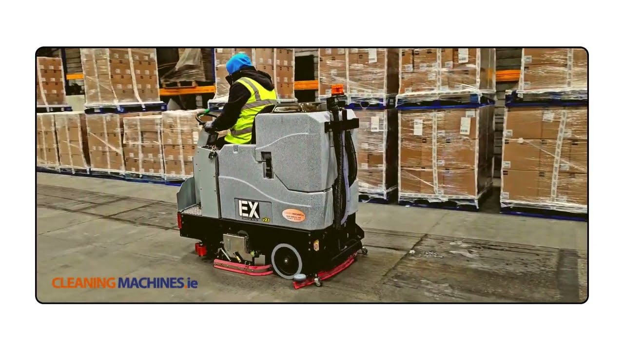 Tomcat EX 33C scrubber sweeper warehouse cleaning