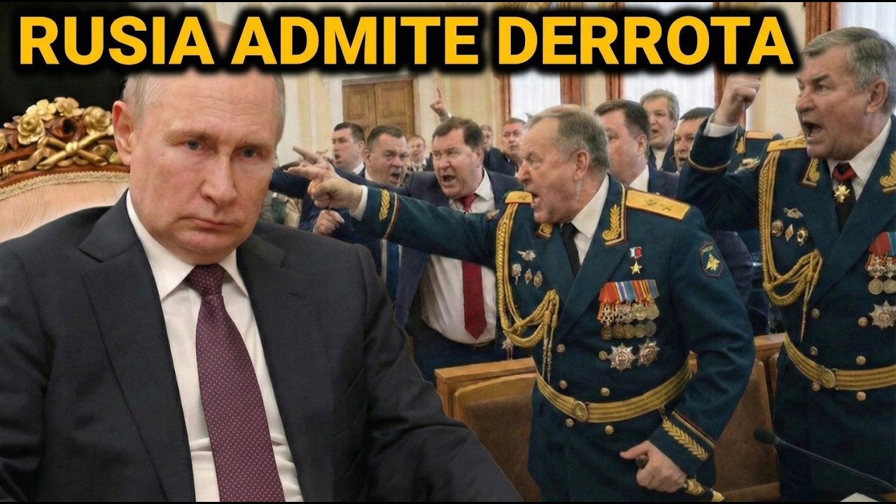 Russos admitem DERROTA e EXIGEM que Putin recue