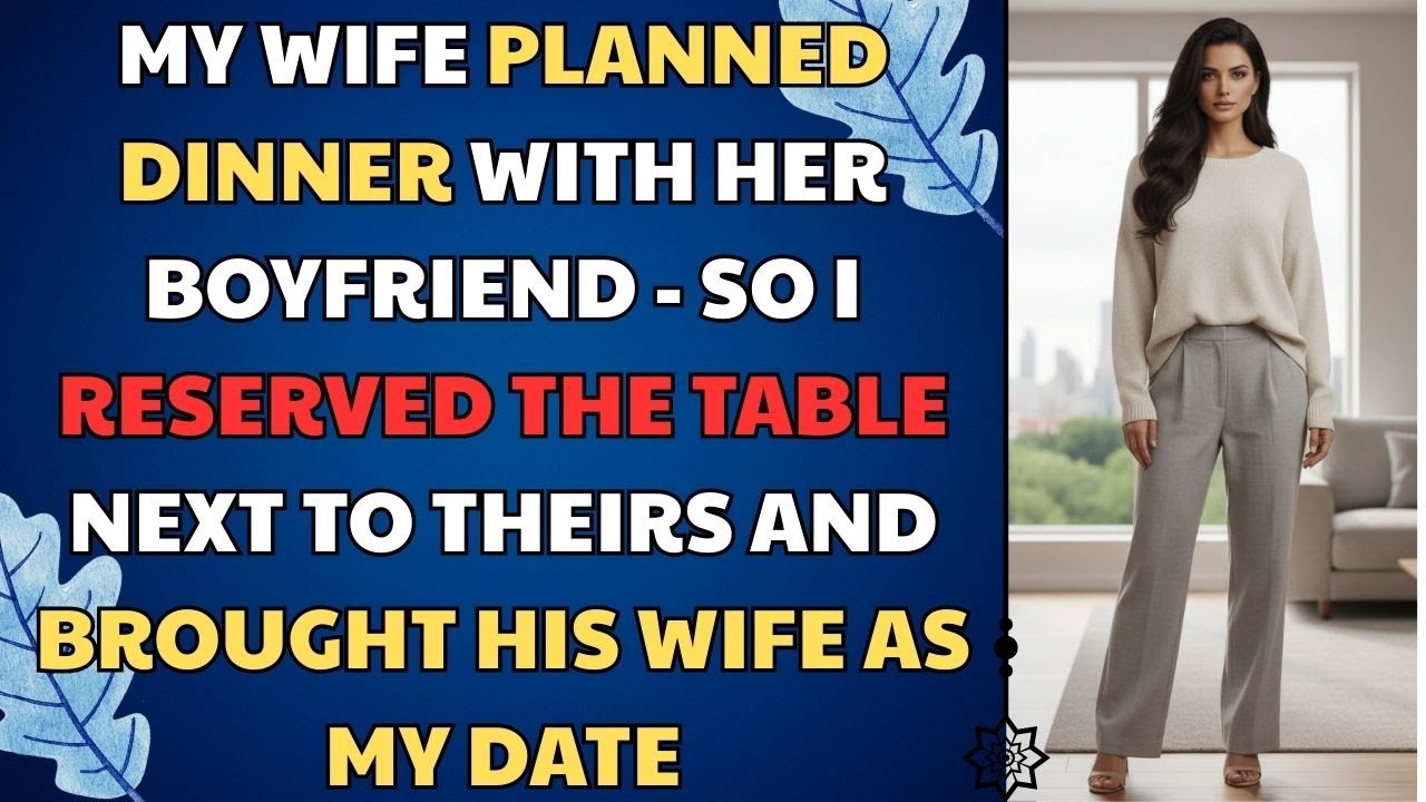 My Wife Planned Dinner With Her Boyfriend — So I Reserved The Table Next To Theirs | Narrated Story