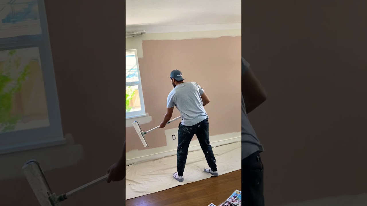 How to paint fast with a roller