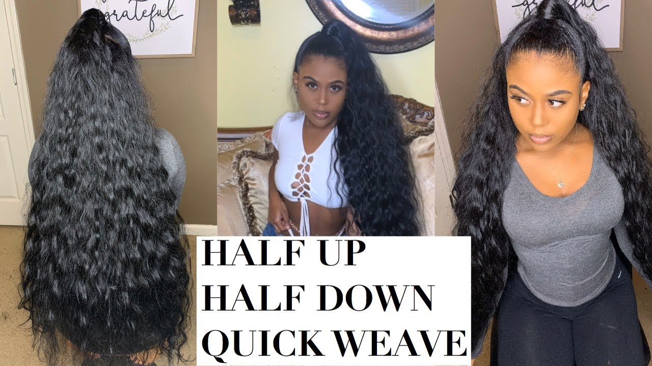 How To Slay Half Up Half Down Quick Weave | 36x2,30 Inch Hair For Under $40 | Easy Tutorial 101