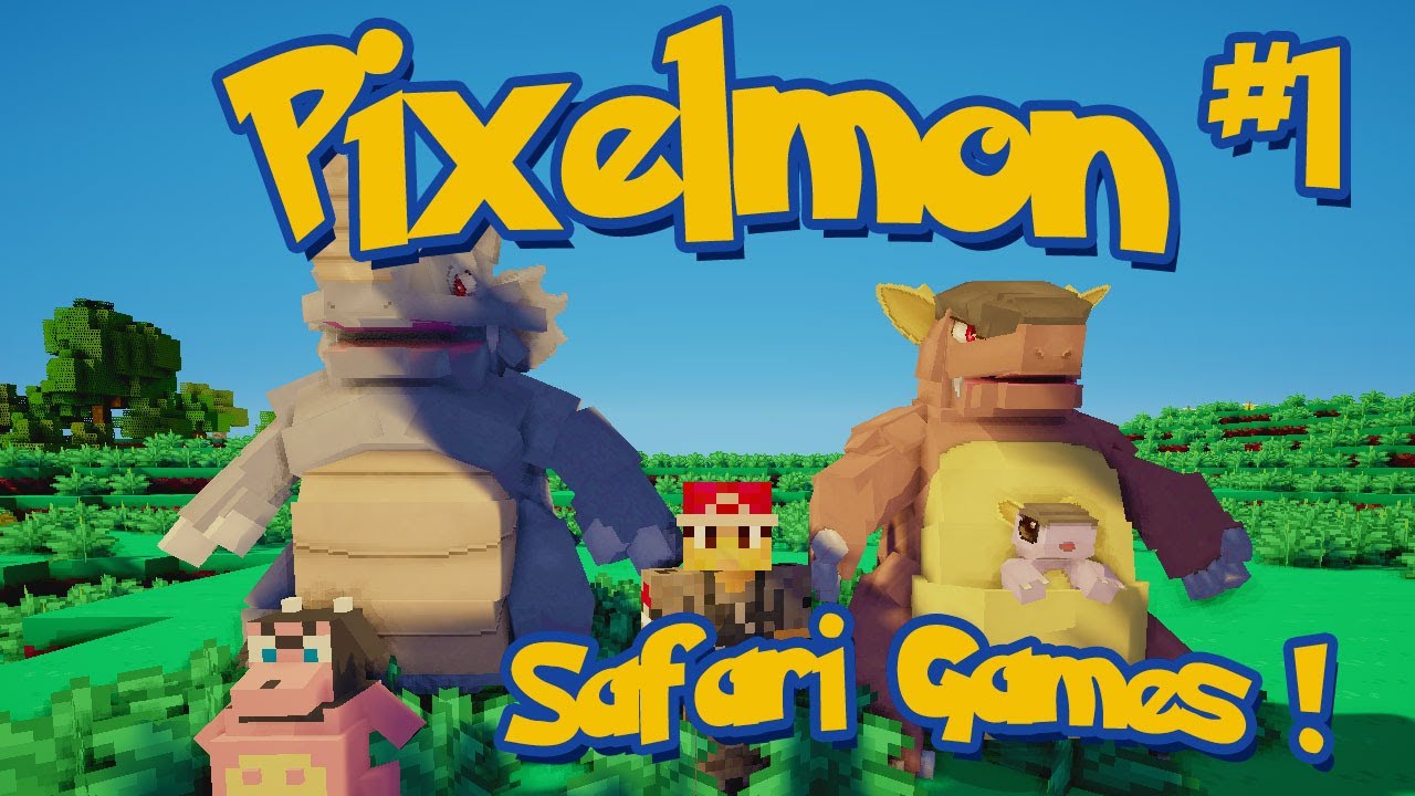 Pixelmon Safari Games! 1 Hour Pixelmon Special! #1 w/LittleLizardGaming & GhostWolfGames