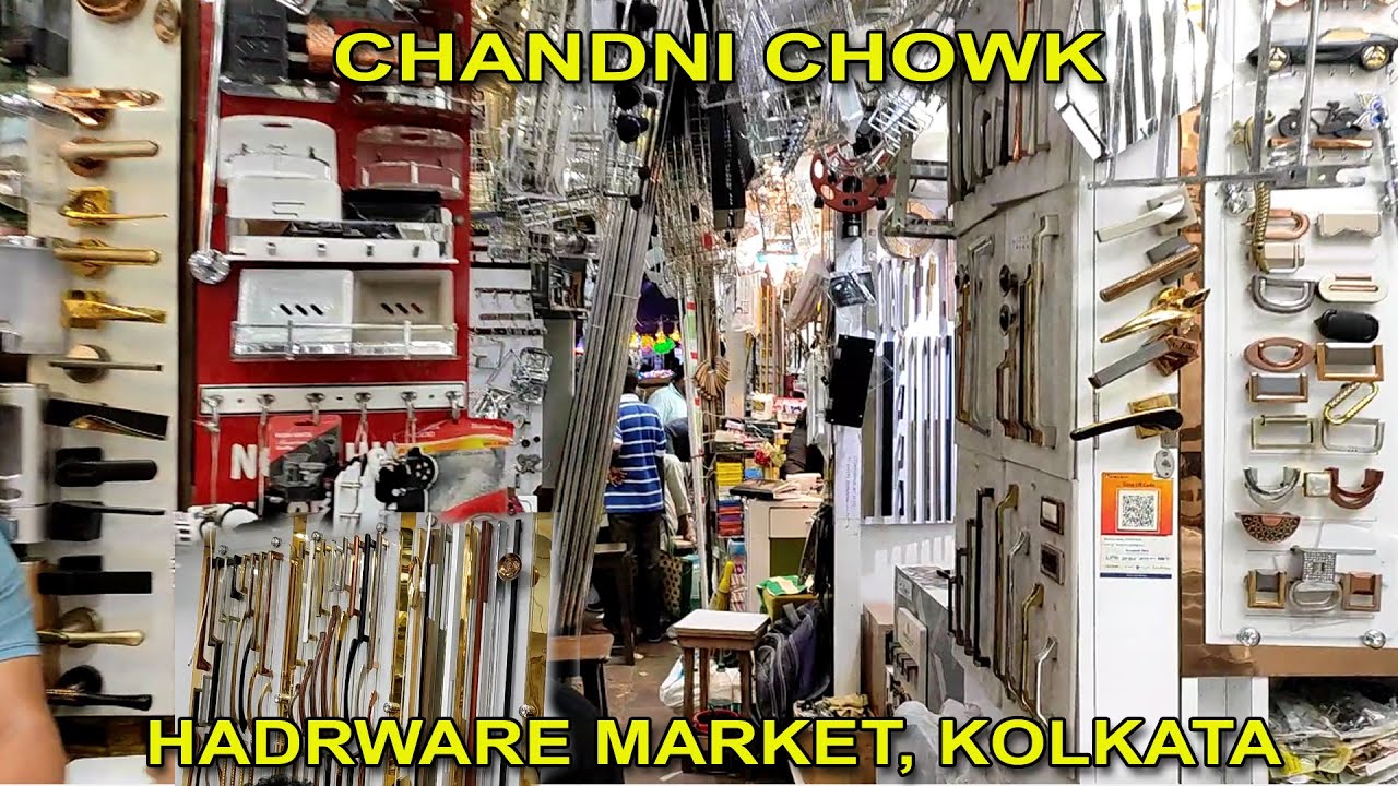 Chandni Chowk Kolkata Hardware Market, Biggest Wholesale & Retail Market in Kolkata, Lelin Sarani.