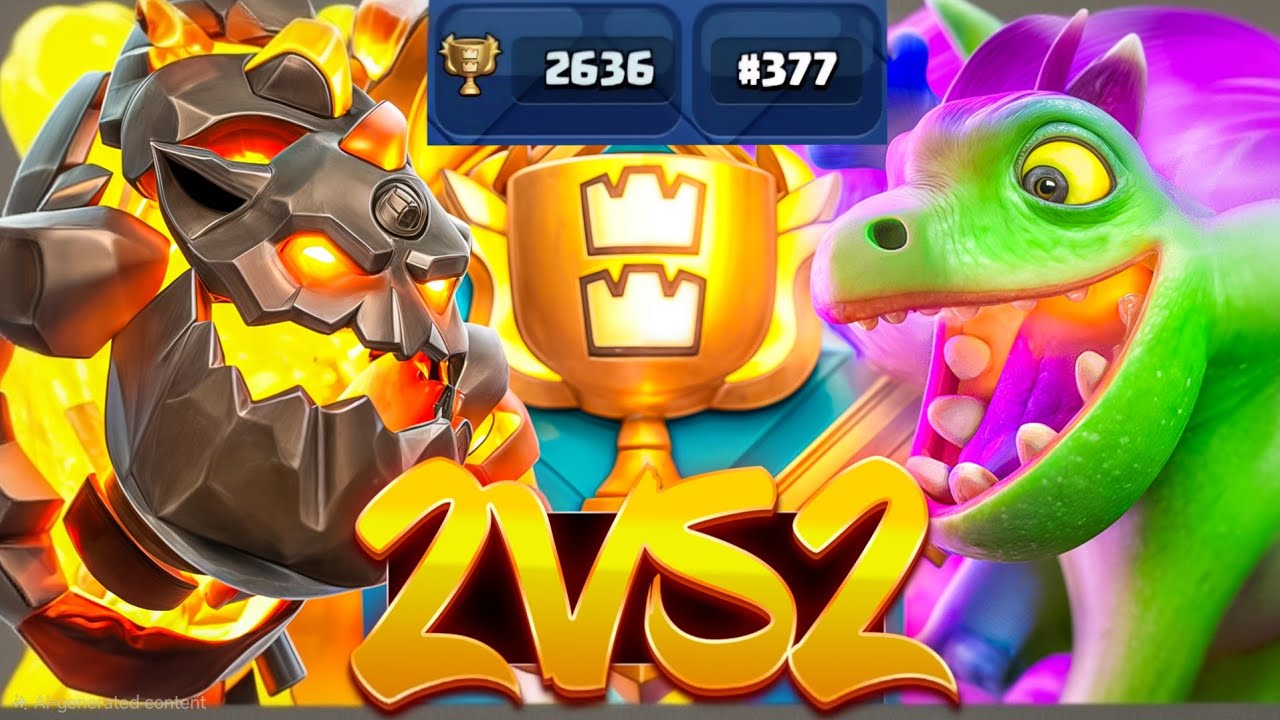 Top 377 in 2v2 | Clash Royale