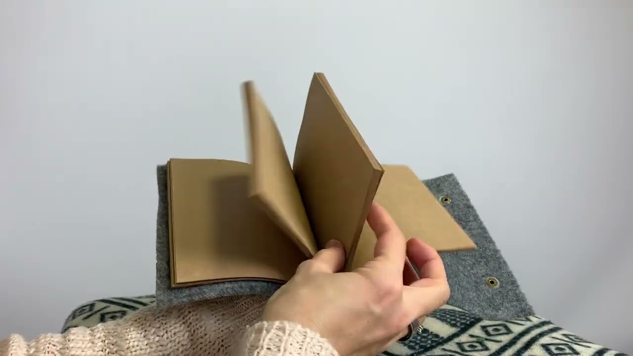 Felt Journal by Shufliacrafts