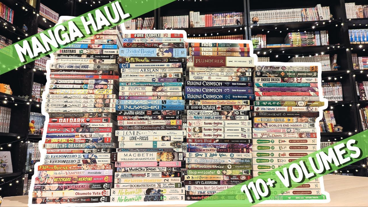 SO MUCH NEW MANGA 😍 ~ 110+ Volumes ~ 80+ Series ~ Manga Haul February 2022