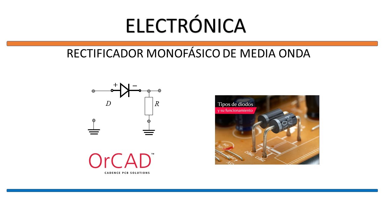 OrCAD Pspice Tutorial 8: Rectificador Monofásico de Media Onda