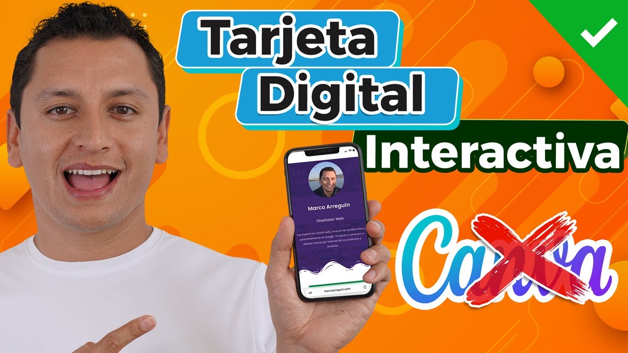 Como hacer una TARJETA de Presentación DIGITAL Interactiva