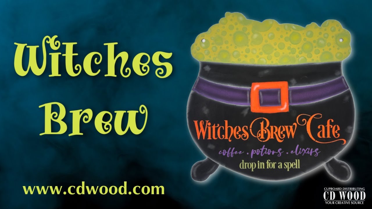 Semi Pro Painting with Jen and Lindsey -Witches Brew