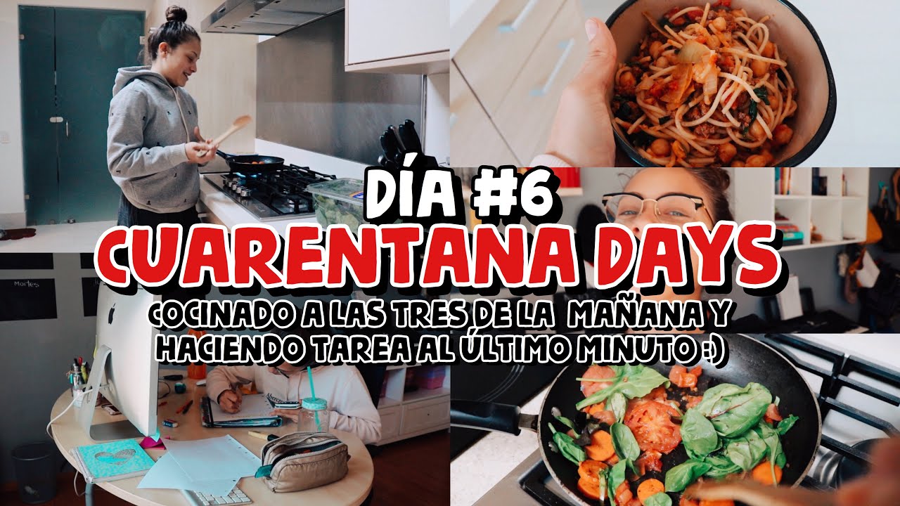CuarentAna Days #6 - COCINANDO a LAS 3 AM, TAREA A ÚLTIMO MOMENTO y DESVELADA || Ana Díaz