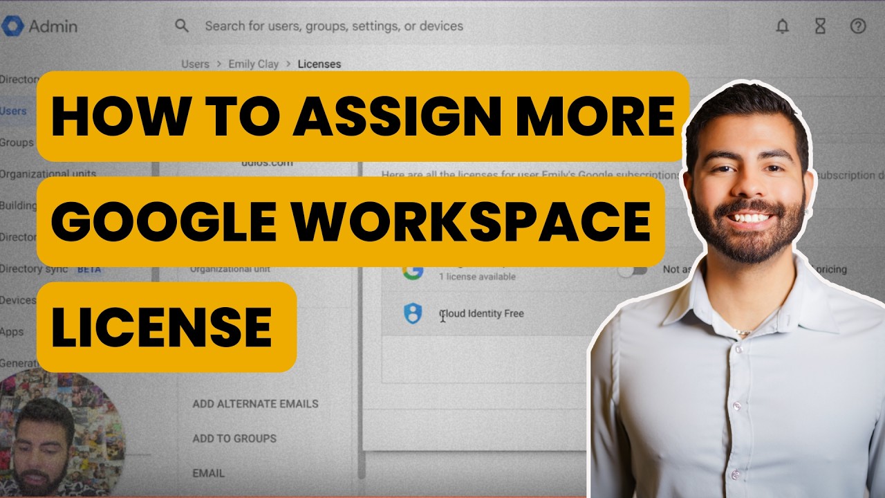 How to Assign More Google Workspace License