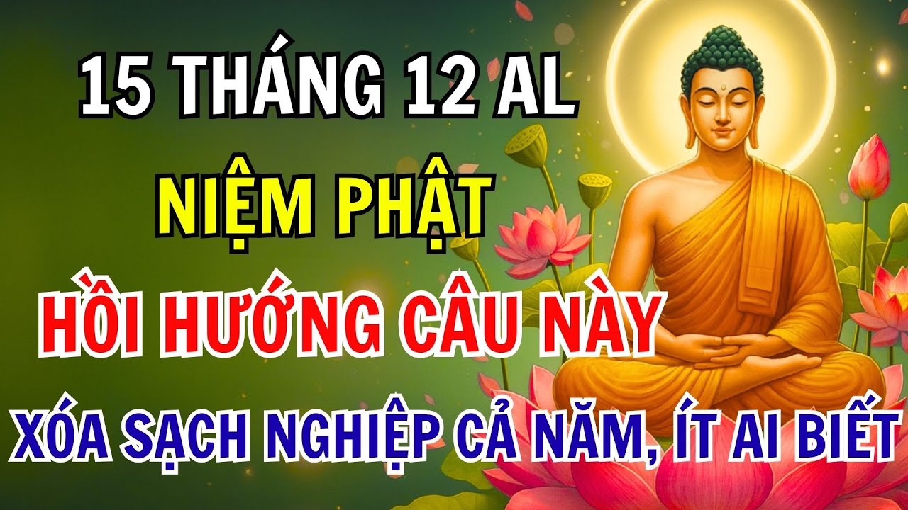 Phật Dạy: Rằm Tháng Chạp, Niệm Phật, Hồi Hướng Câu Này, Âm Thầm Xóa Sạch Nghiệp Cả Năm, It Ai Biết