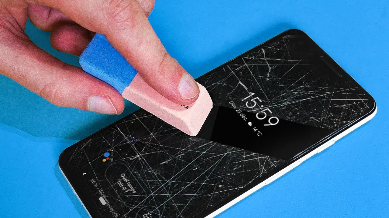 Enlever les rayures de son smartphone
