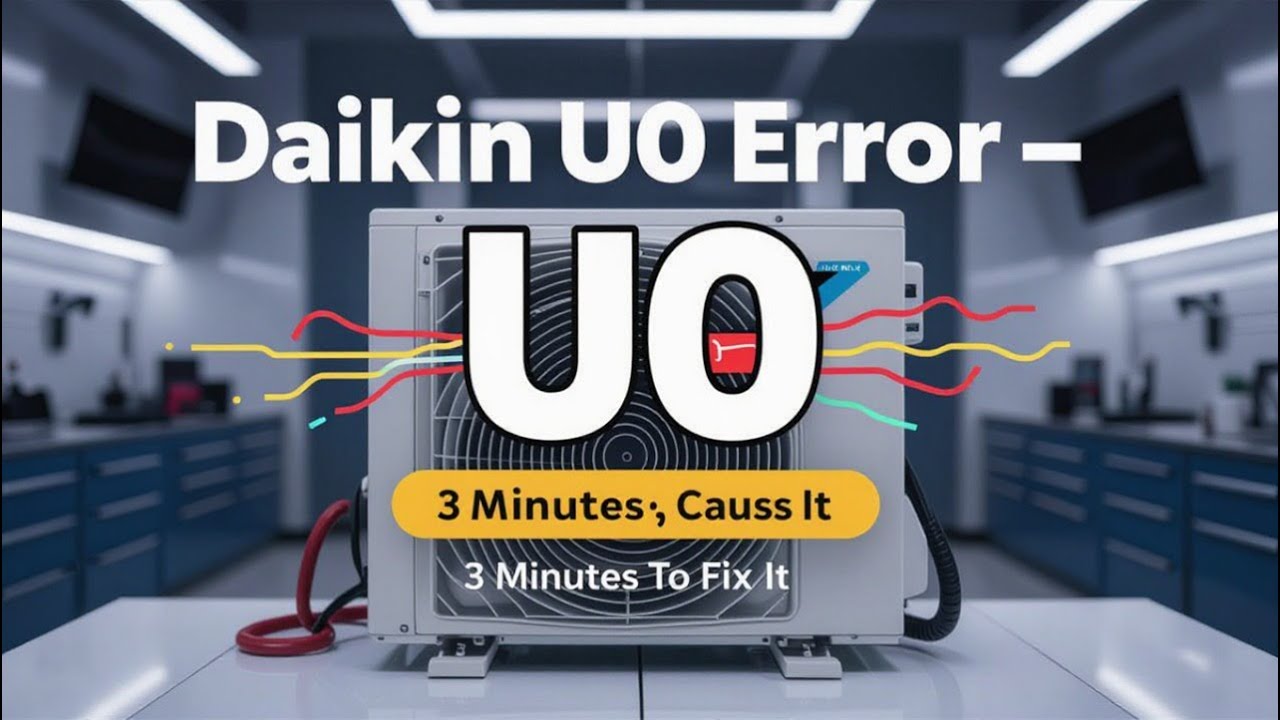 Как исправить ошибку Daikin U0 | Полное руководство по устранению неисправностей (пошаговое) || К...