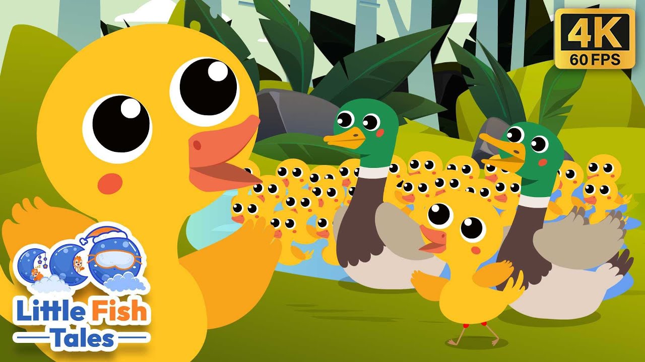 Ducks! Ducks! Ducks! 🦆 | All Duck Videos | Little Fish Tales | #duck #duckling