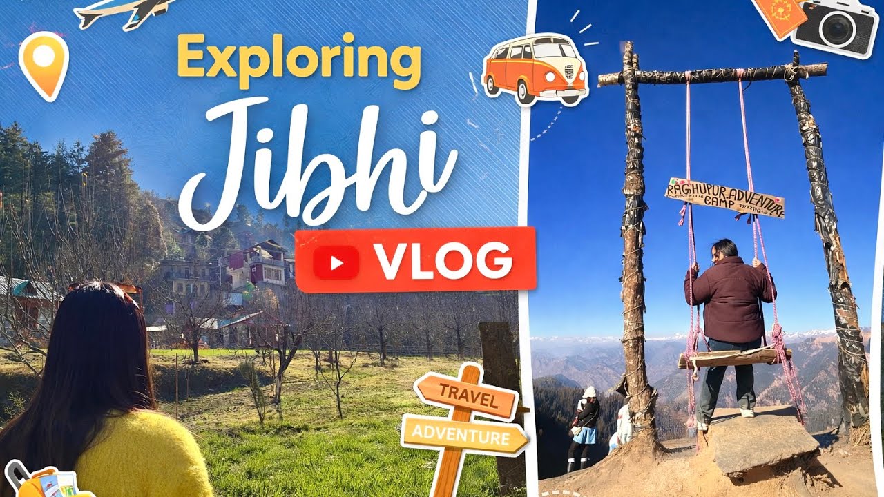 Jibhi Vlog ✨🏔️ | Hidden Gem of Himachal Pradesh | #jibhi #travel #trip #viral #mountains 