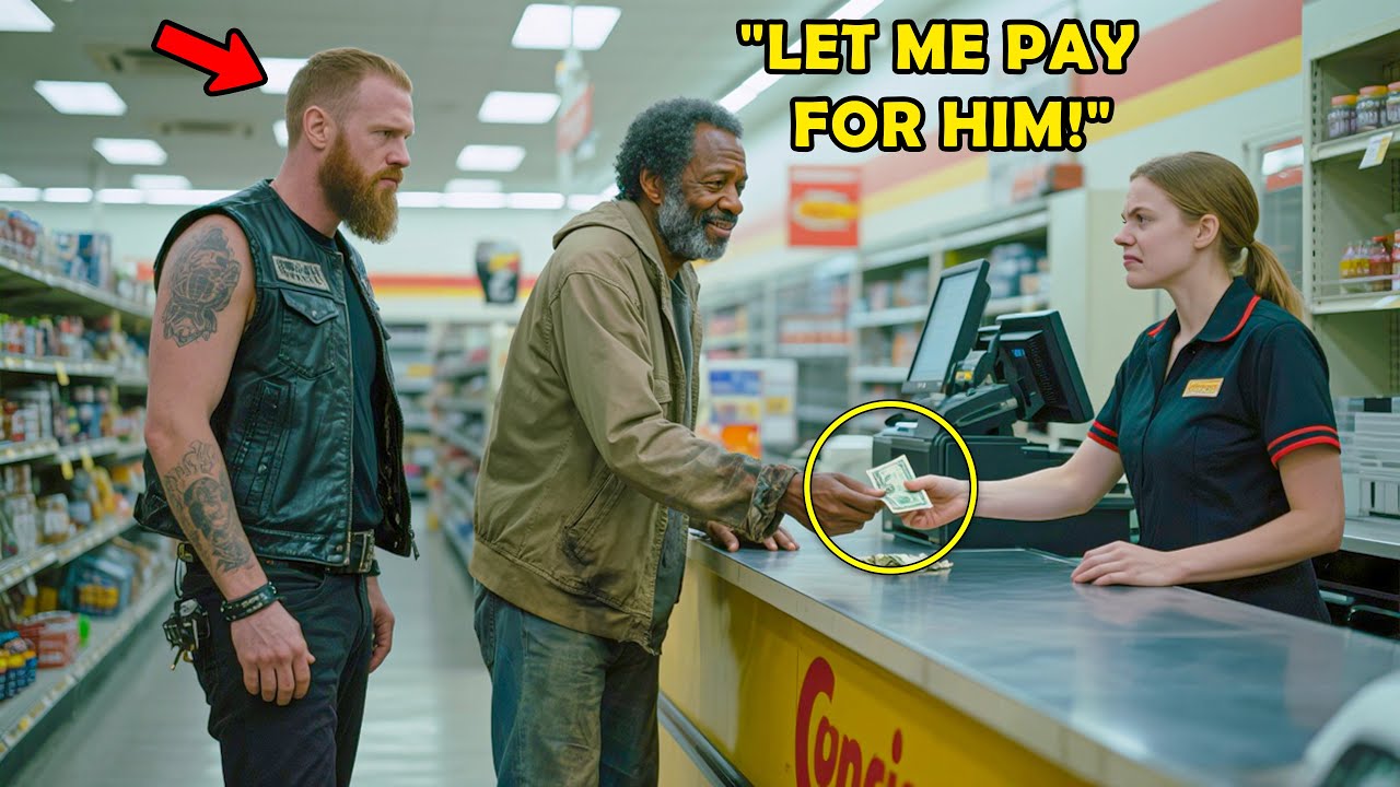 Homeless Man Uses His Last $8 to Help a Struggling Hells Angel, Then 300 Bikers Line Up at His Door