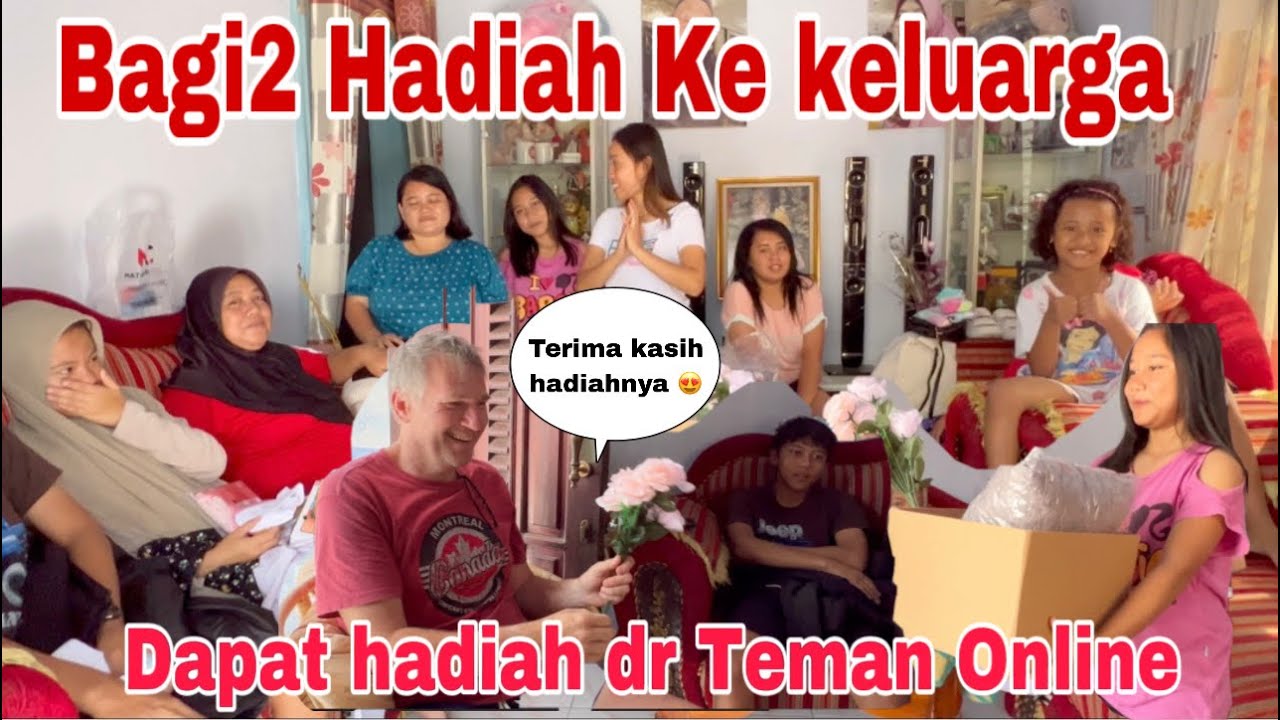 Yg di tunggu2 akhirnya Bagi2 Hadiah ke Keluarga