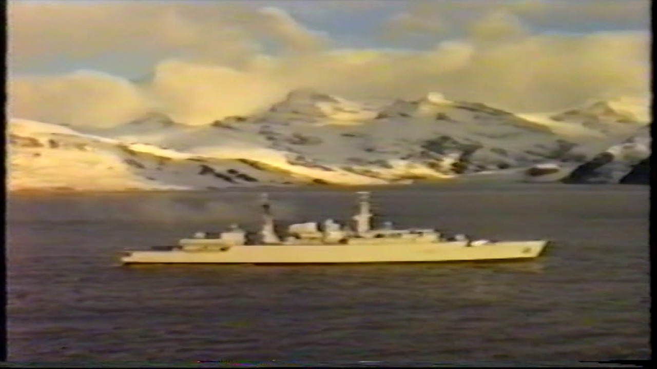 HMS Brilliant at South Georgia pt1 June 1986