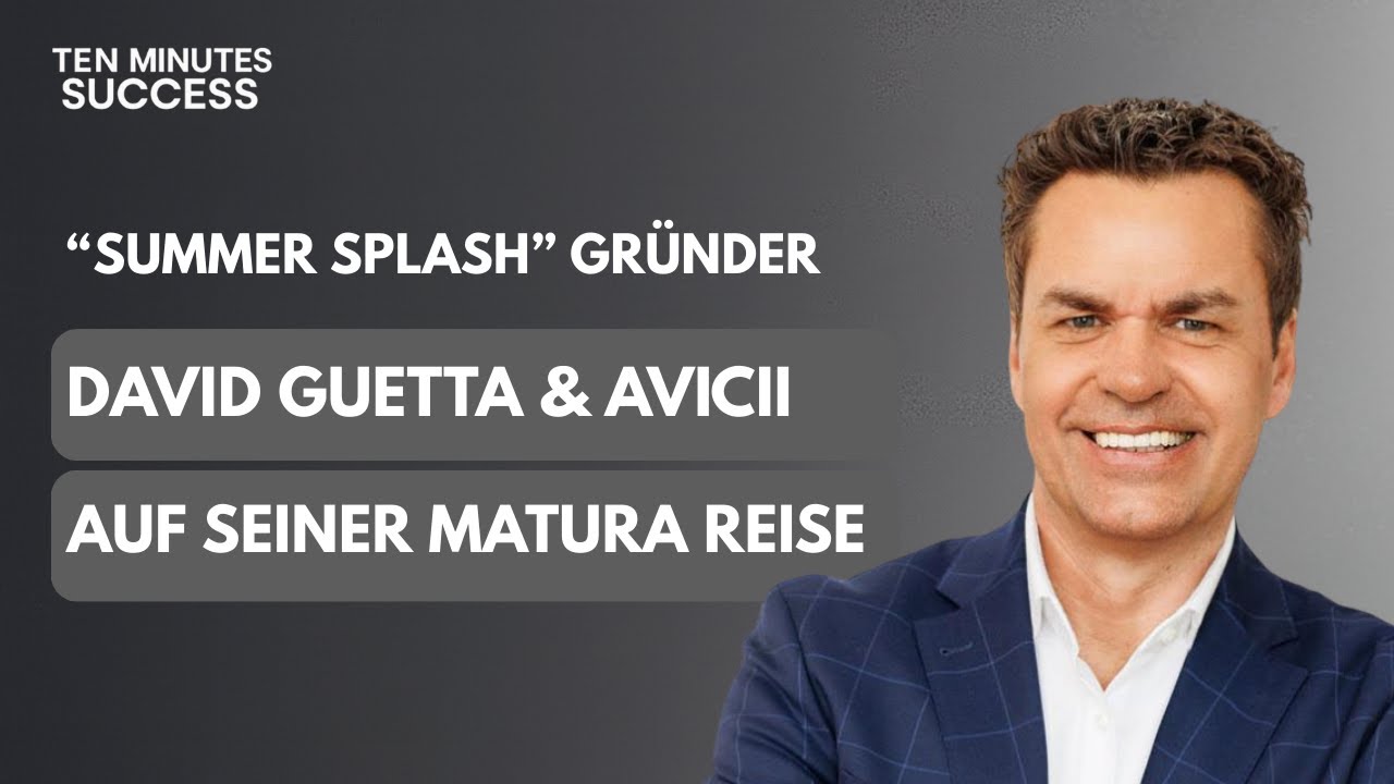 Guetta & Avicii auf seiner Maturareise – Didi Tunkel hat mit Summer Splash Geschichte geschrieben!