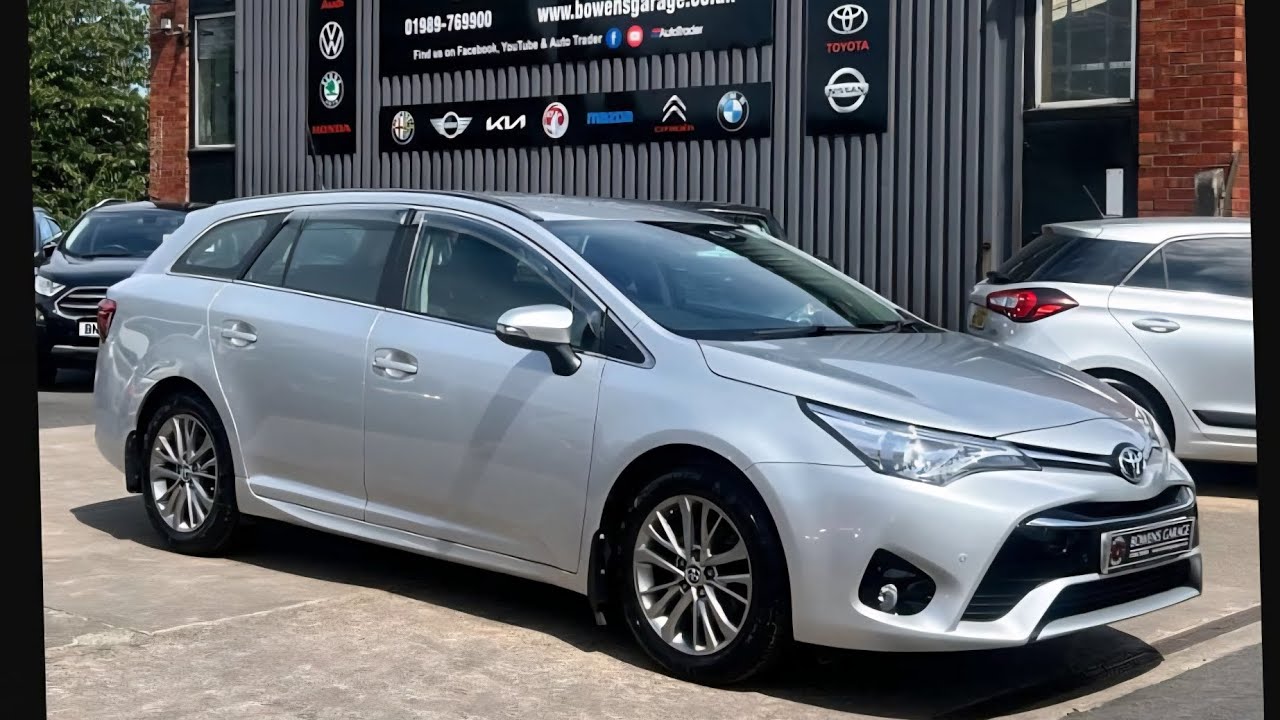 2015 (65) Toyota Avensis Tourer 1.8 Bus Ed 5Dr in Tyrol Silver. 18k Miles. 9 Services.Camera £12,750