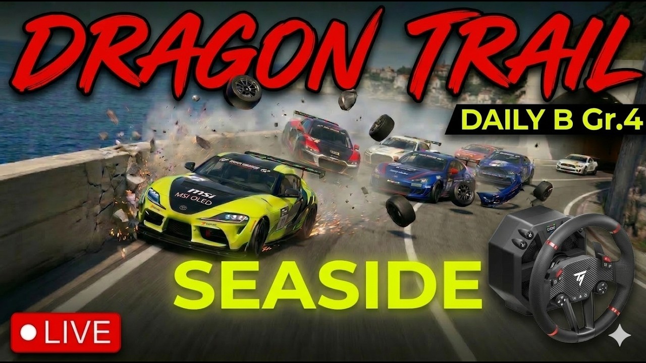 🔴 LIVE | GRAN TURISMO 7 |GT7 | DRAGON TRAIL LITORALE | DAILY RACE A B C | ErMike87