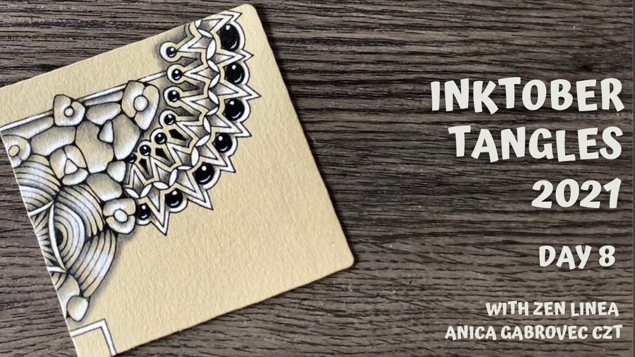 Inktober Tangles 2021 • День 8 • Зенит