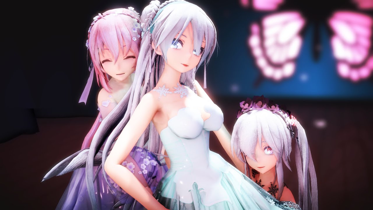 【MMD】虎視眈々-Koshitantan【Luka×Haku×YANHE (言和)】