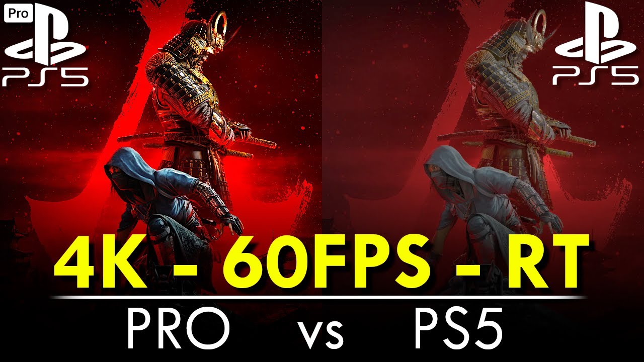 🎮 [4K] 60FPS y Ray Tracing | Assassin's Creed Shadows en PS5 vs PRO [FPS+Resolucion]