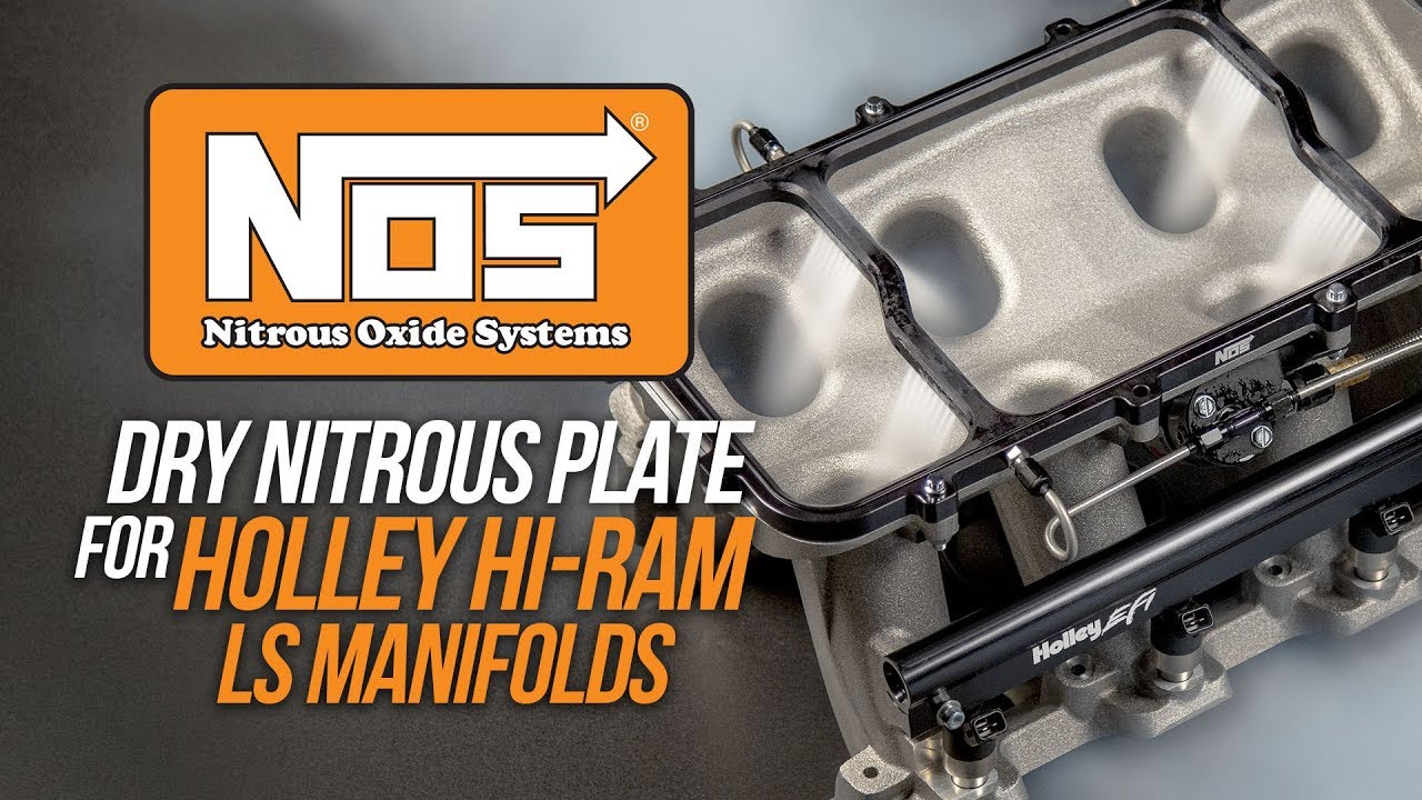 NOS Dry Nitrous Plate for Holley Hi-Ram LS Manifolds