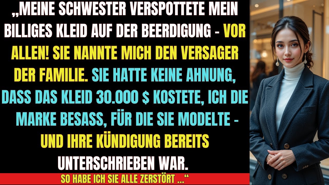 👉 “Meine Schwester verspottete mein Kleid – sie wusste nicht, dass ich die Marke besaß.”