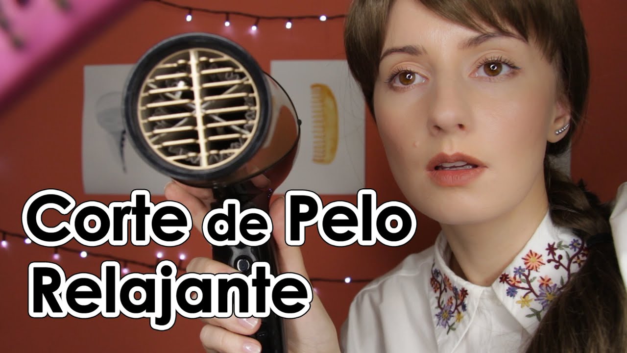 ASMR 💆 Corte De Cabello Relajante Para Ti 💇 En Peluqueria Juego De Rol  ✂️ Tijeras, Peino, Secador