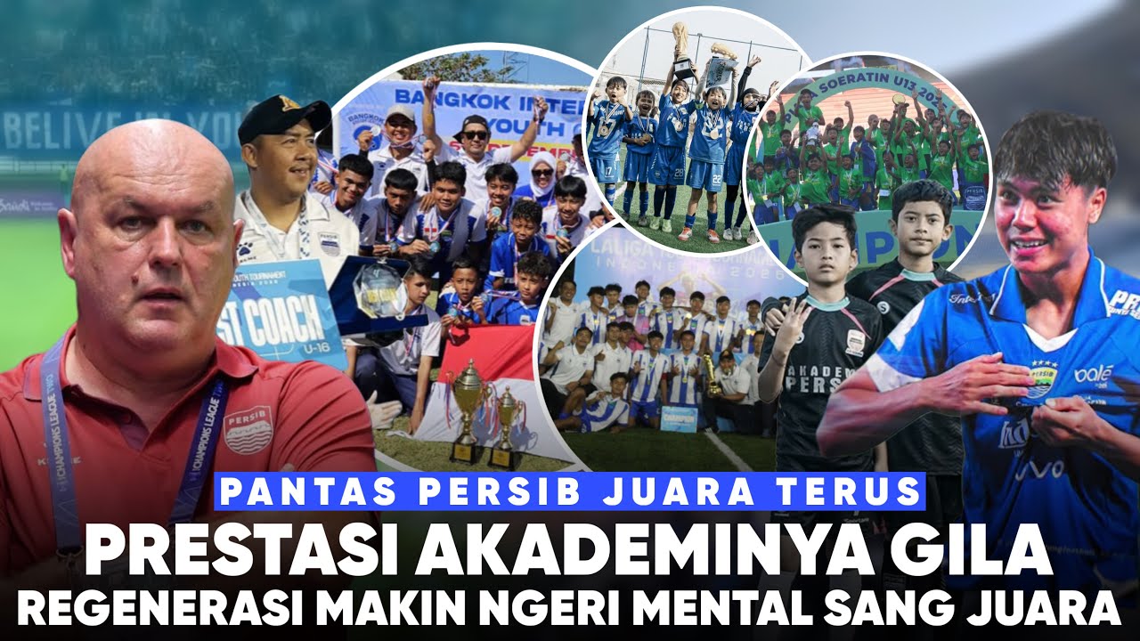 PERSIB U16 UNBEATEN “pantas juara terus” Prestasi2 GILA Akademi Persib 2025, Regenerasi makin ngeri