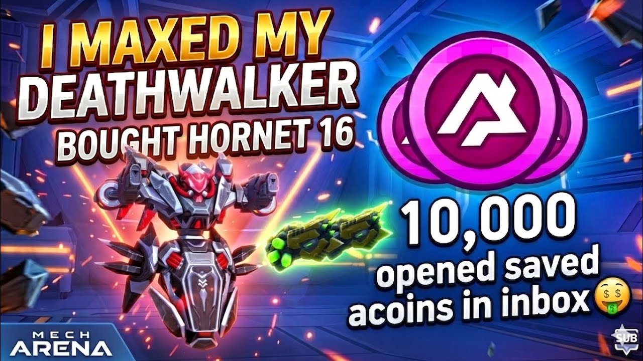 MAXED DEATHWALKER IS UNSTOPPABLE! 🤖🔥 + 10,000 A-COIN SPENDING SPREE! 🤑