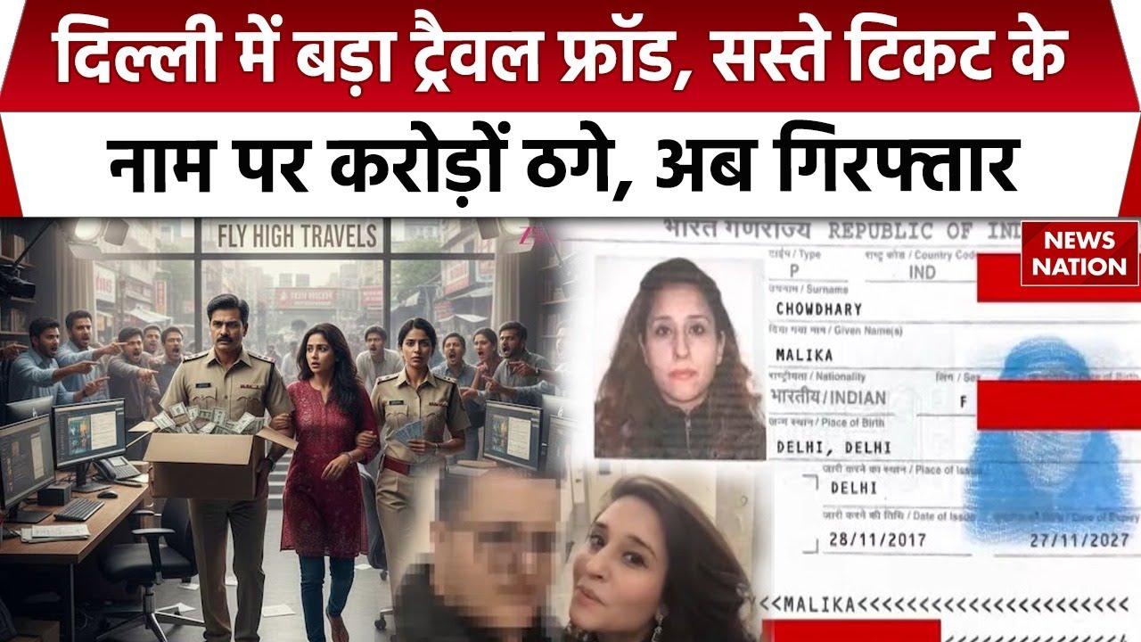 Tour And Travel Fraud Case: दिल्ली में बड़ा ट्रैवल फ्रॉड, Malika Chowdhary Delhi Airport से गिरफ्तार