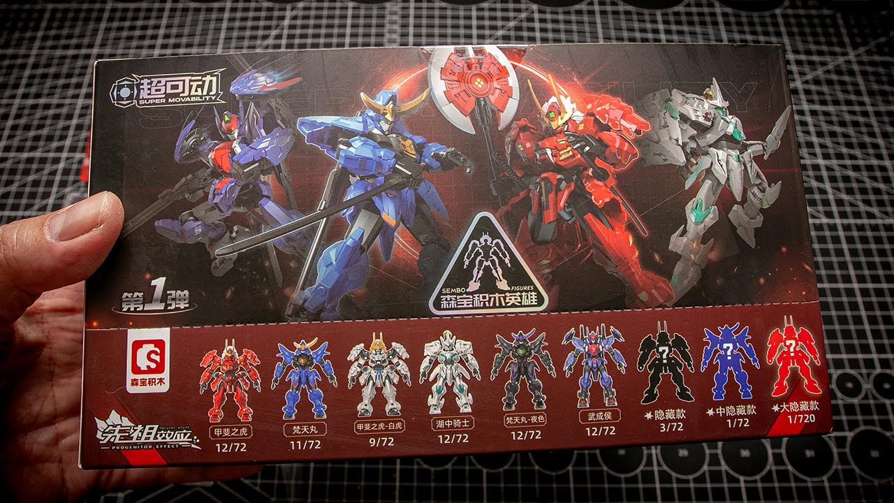 รีวิวเปิดกล่องจุ่ม Sembo Blocks x MOSHOWTOYS PROGENITOR EFFECT Mini SD Kits ไม่เกลือนะฮะ By Toytrick