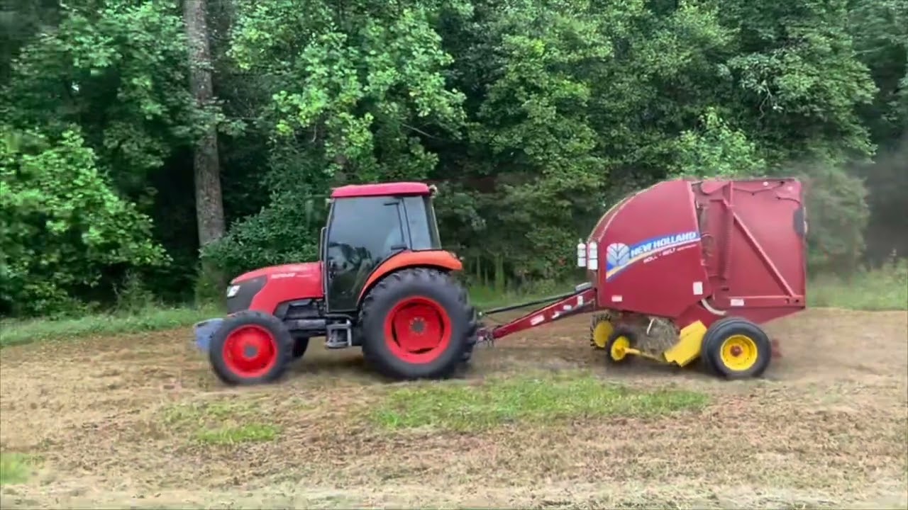 It’s good stuff! Baling 2nd cutting hay!