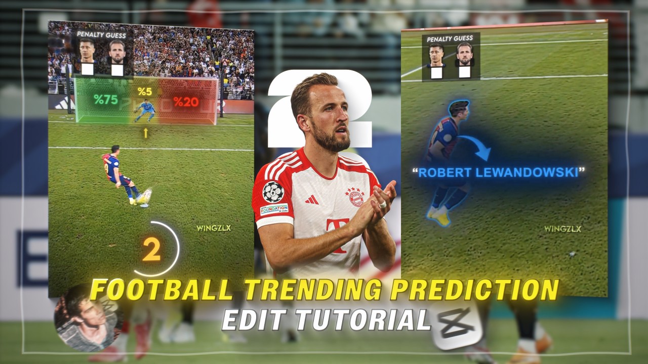 Football trending prediction edit tutorial on capcut ✨