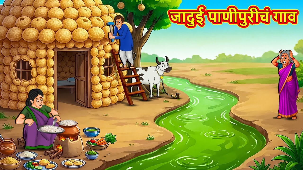 जादुई पाणीपुरीचं गाव | Marathi Story | Marathi Goshti | Stories in Marathi | Koo Koo TV