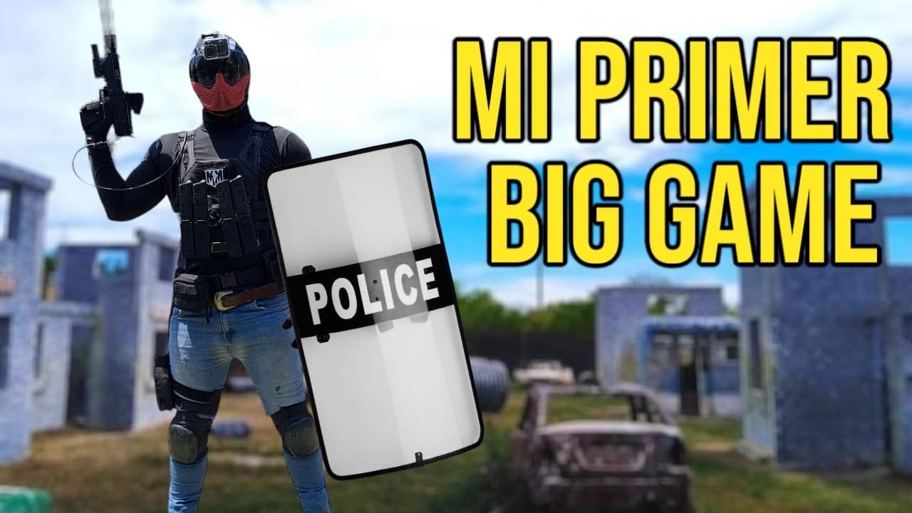 Mi PRIMER BIG GAME | me dio miedo😭| - Paintball