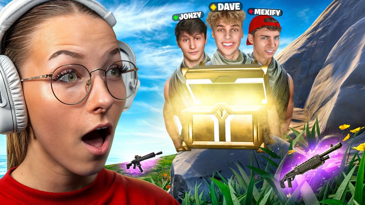 ONE CHEST FORTNITE CHALLENGE MIT@Mexify @DaveNite @DerJonzy 🤯