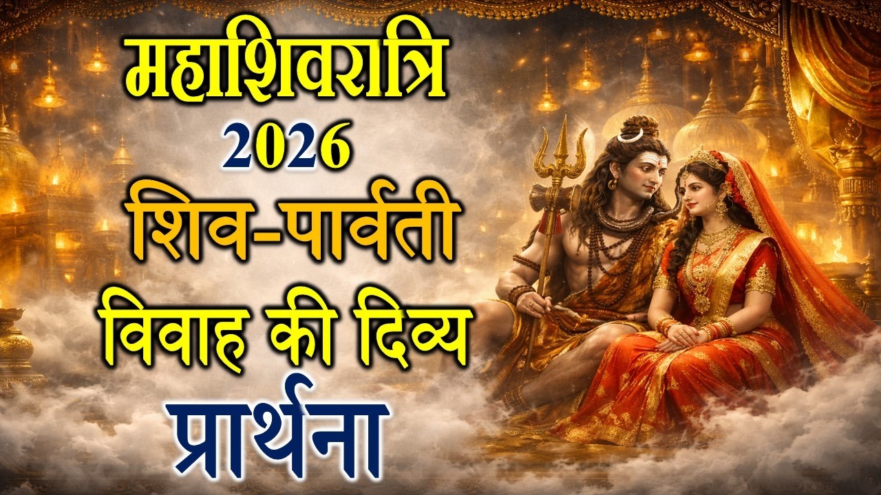 महाशिवरात्रि पर शिव-पार्वती विवाह की दिव्य प्रार्थना 🙏| Mahashivratri Special | Powerful Prayer 🔥