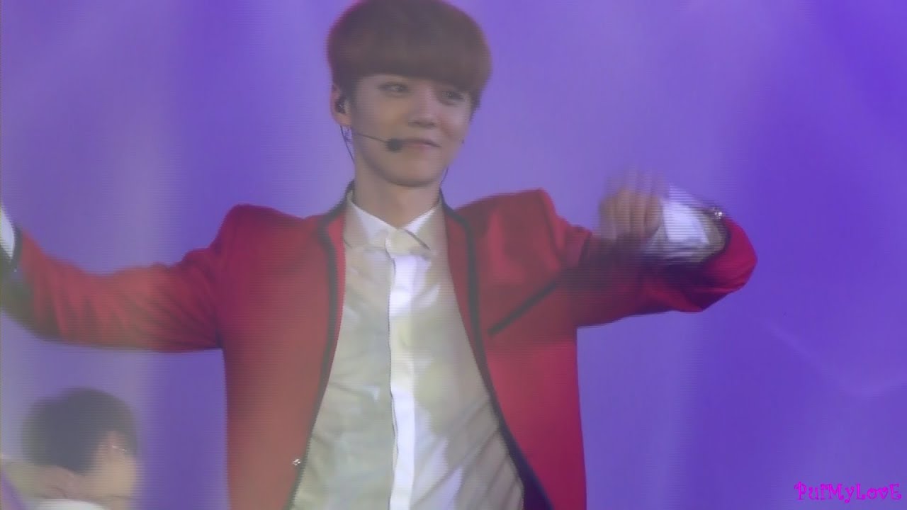 140602 EXOPLANET in HK - Lucky Luhan Focus