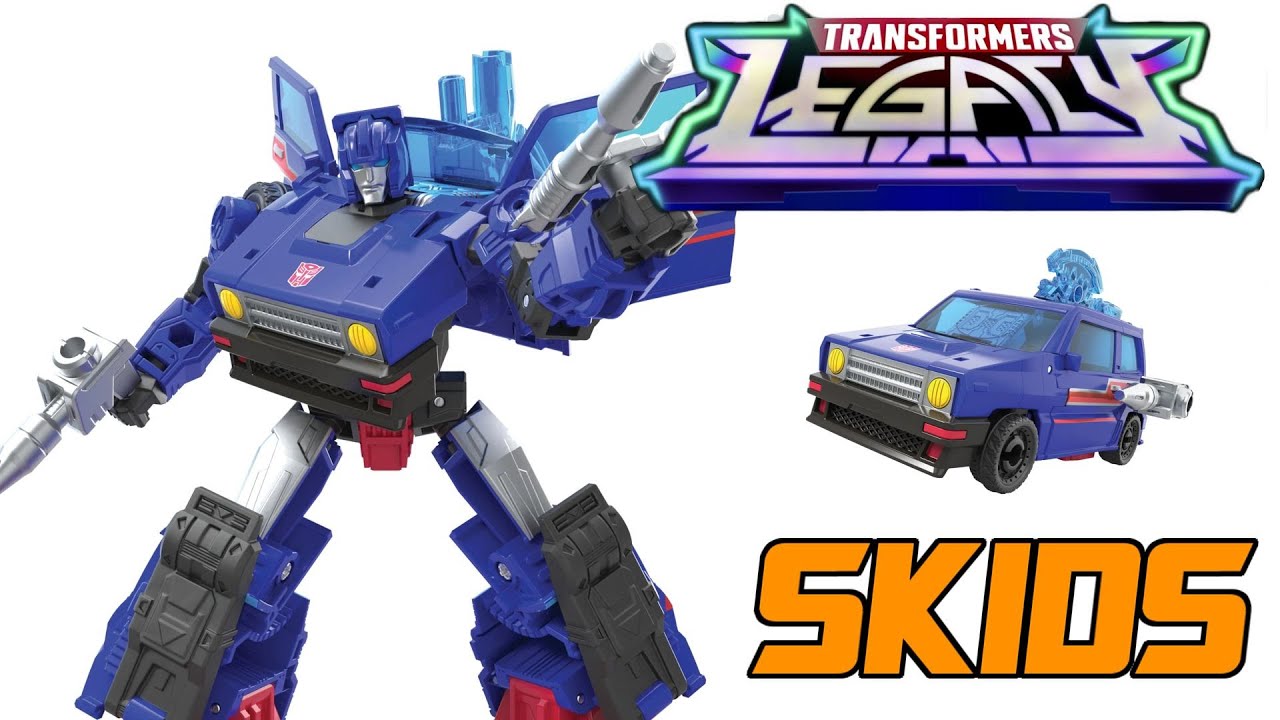 Transformers Generations Legacy Deluxe SKIDS Video Review