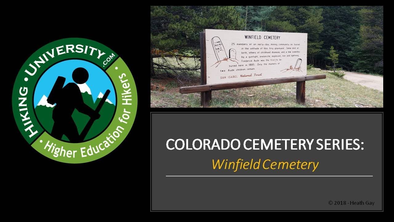COLORADO CEMETERY SERIES:  The Historic Winfield Cemetery (AUDIO ON!)